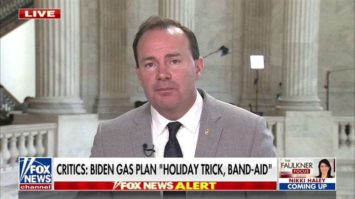Sen. Lee: Biden wants to 'cover up' high gas price 'disaster'