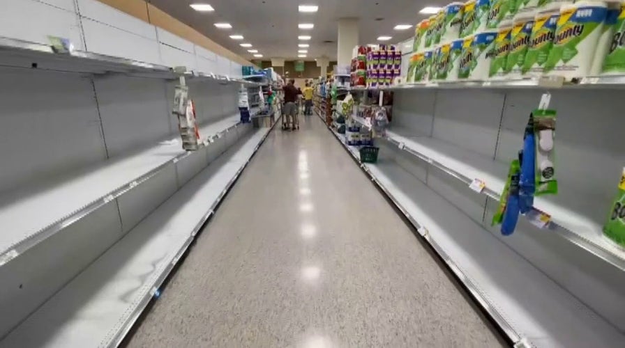 Empty shelves in South Florida supermarkets as coronavirus fears trigger run on food, supplies	
