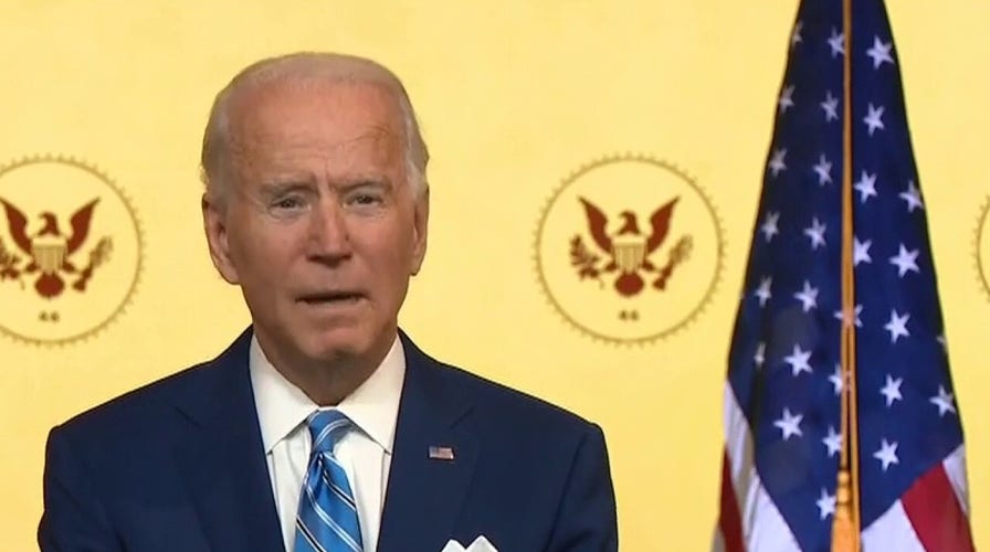Biden delivers Thanksgiving address in effort to unify Americans