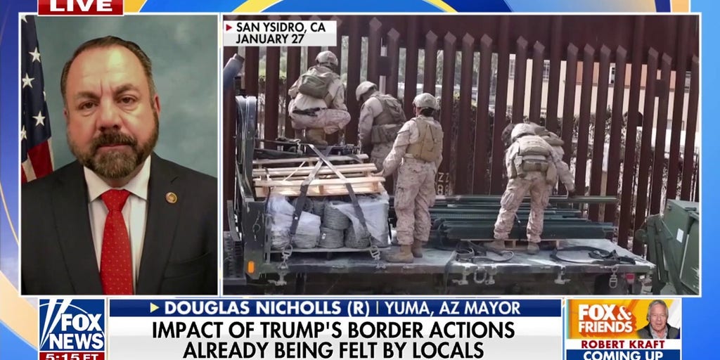 Yuma, Arizona seeing 'dramatic drops' in border crossing under Trump admin