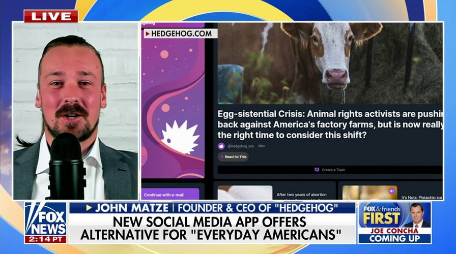 Social media platform 'Hedgehog' provides new way for Americans to view news: 'Putting the community in charge'
