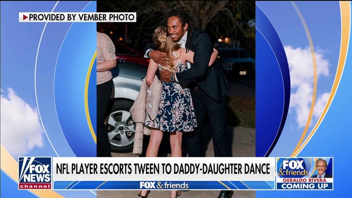 Eagles player escorts girl to dad-daughter dance after father's death