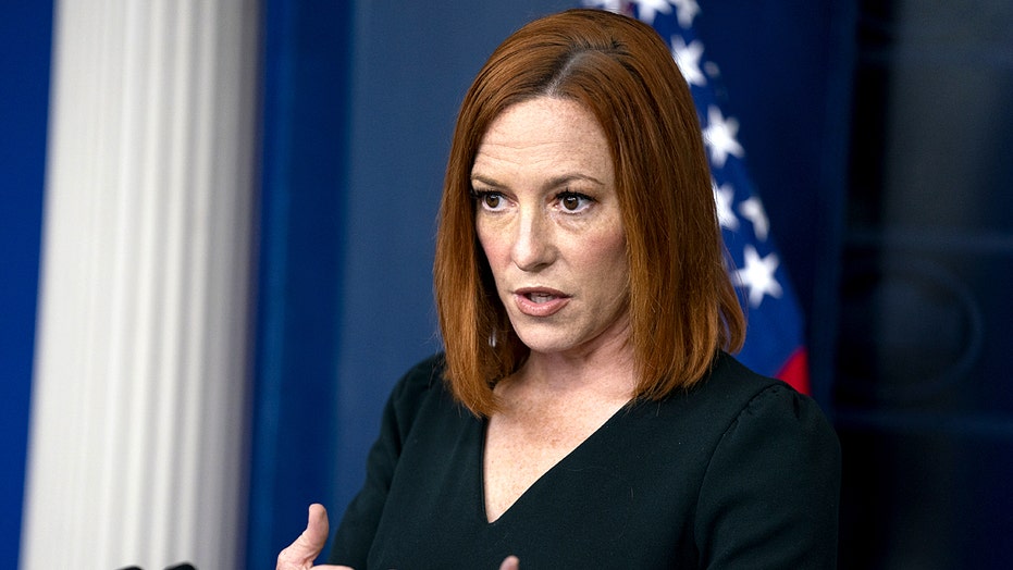 White House press secretary Jen Psaki holds a briefing