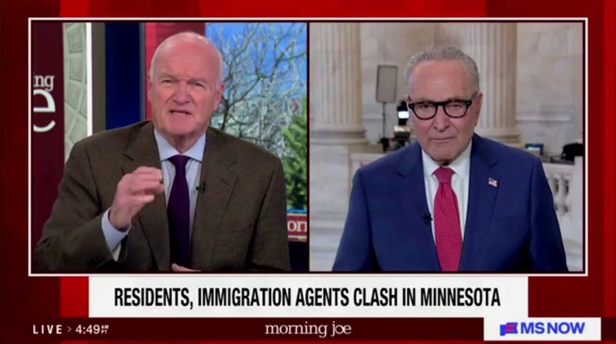 Schumer agrees with MS NOW contributor calling for senators, NYPD to protest ICE in Minneapolis