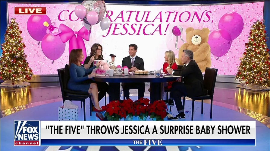 ‘The Five’ throws Jessica Tarlov a surprise baby shower
