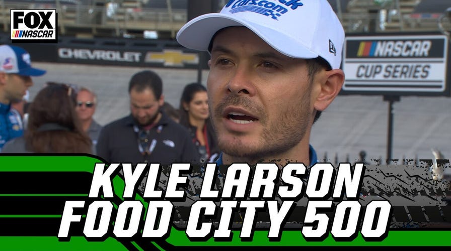 Food City 500: Kyle Larson post-race interview | NASCAR on FOX