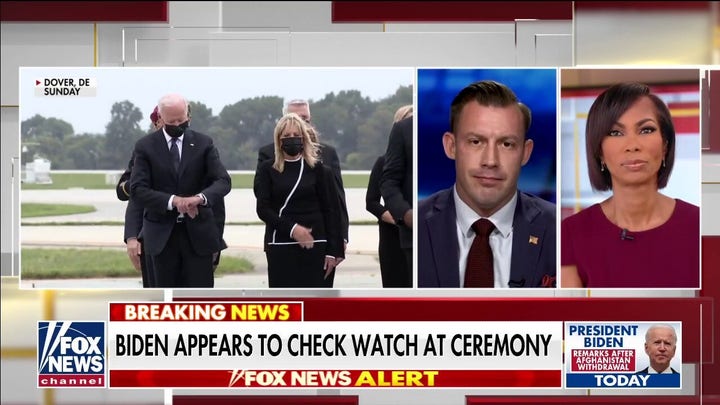 Joey Jones sounds off on Biden for checking his watch at ceremony for fallen heroes