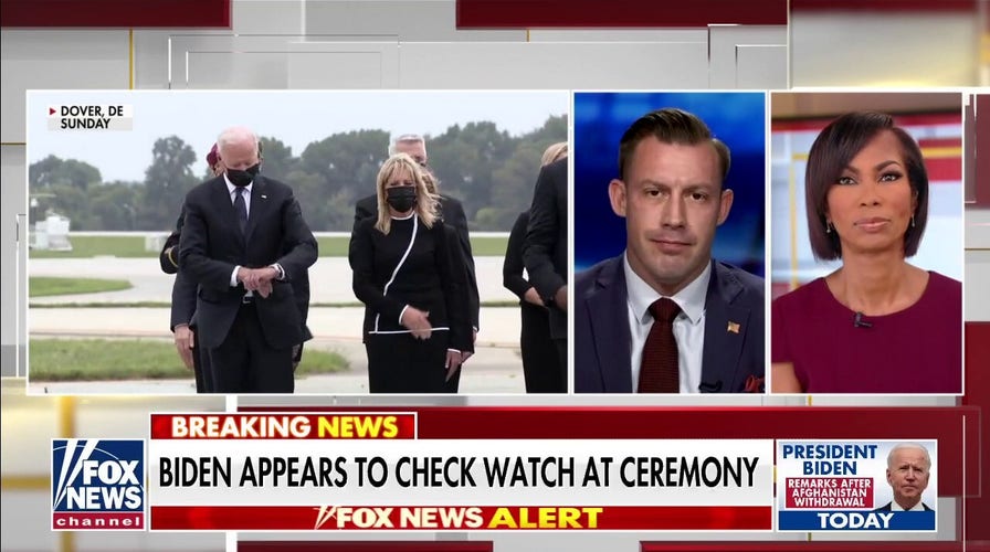 Joey Jones sounds off on Biden for checking his watch at ceremony for fallen heroes