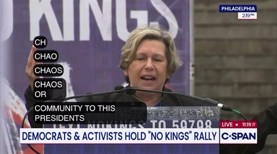 AFT’s Randi Weingarten slams Trump in ‘No Kings Day’ protest speech