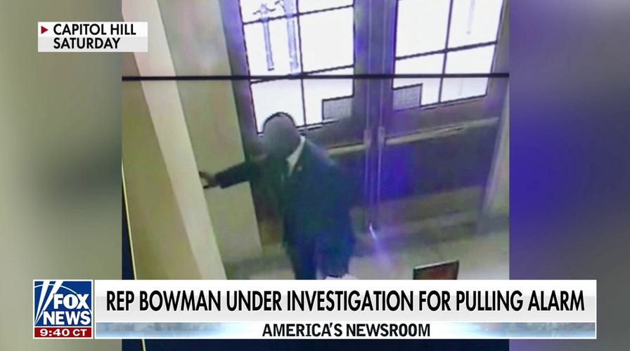 Rep. Jamaal Bowman under investigation by Capitol Police after pulling fire alarm