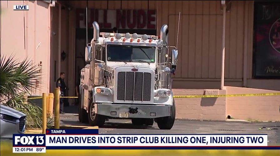 Man crashes semitruck into gentlemen's club, killing 1, injuring 2