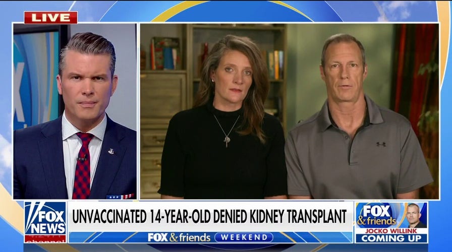 14-year-old girl denied kidney transplant because she didn’t get COVID-19 shot, parents say