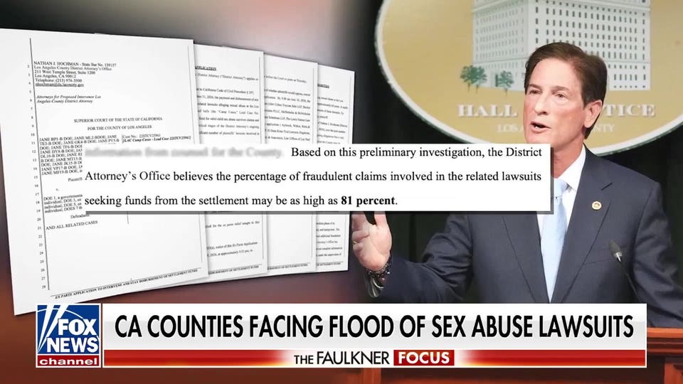 CA counties face massive sex abuse lawsuits