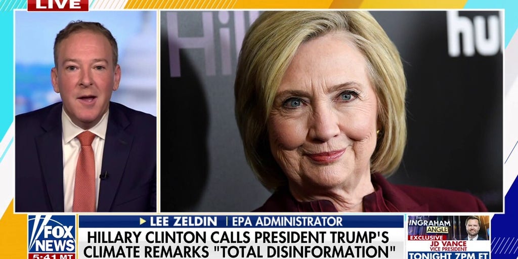 Hillary Clinton dismisses Trump's climate change claims as 'total disinformation'