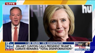 Hillary Clinton dismisses Trump's climate change claims as 'total disinformation'