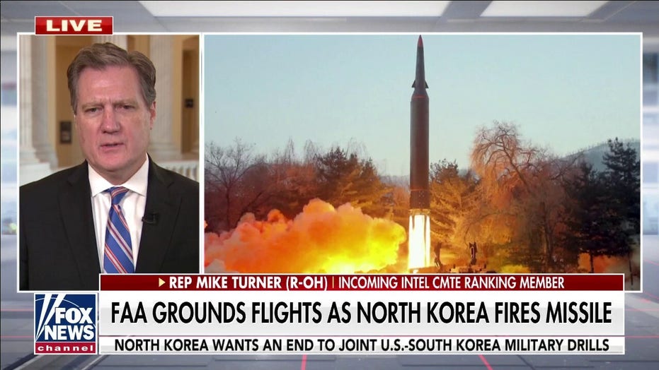 North Korea missile launch that grounded FAA flights represents 'direct threat' to US: Rep. Turner