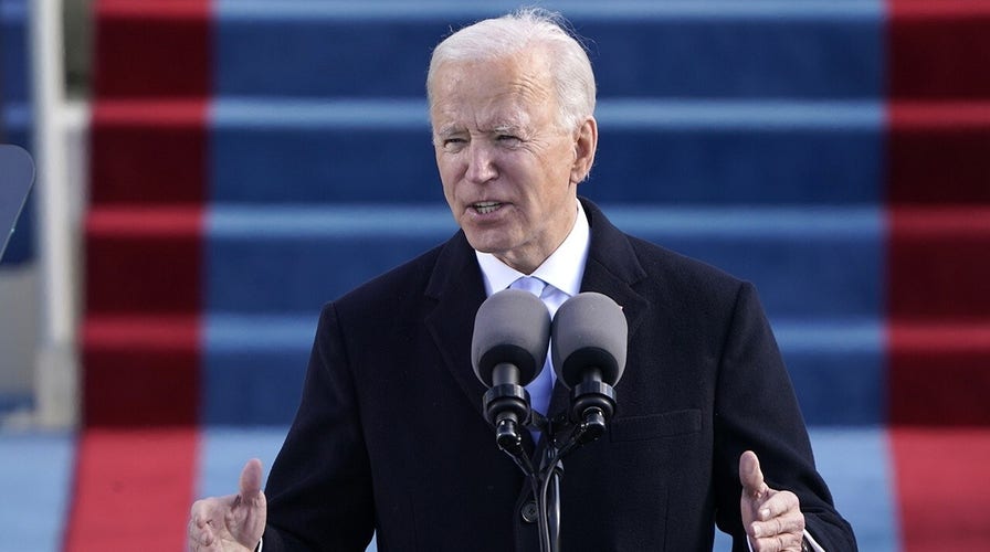 President Joe Biden calls for ‘unity’ during inaugural address