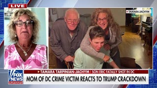 Mother of son caught in DC crossfire weighs in on Trump’s crime crackdown