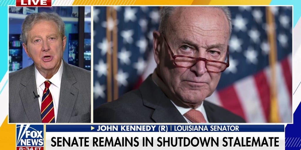 Kennedy says Schumer knows he's on 'shaky ground' amid shutdown showdown