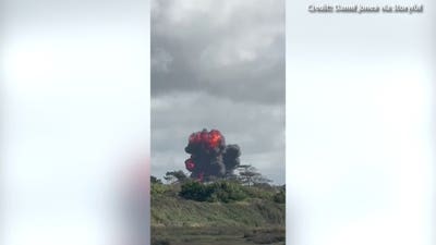 UK pilots eject from training jet before fiery crash