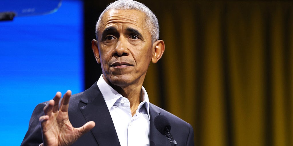 Former President Obama Campaigns for Democratic Governors in New Jersey