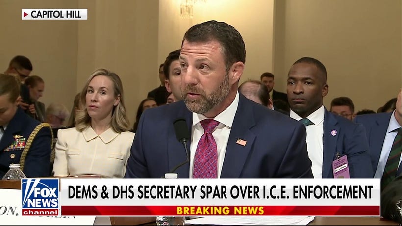DHS Secretary Mullin pushes back against claims of peaceful protests
