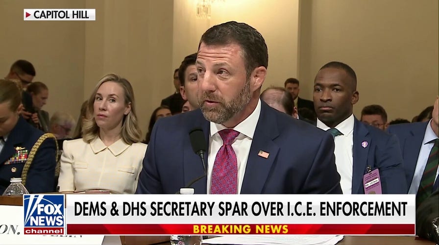  DHS Secretary Mullin pushes back against claims of peaceful protests 