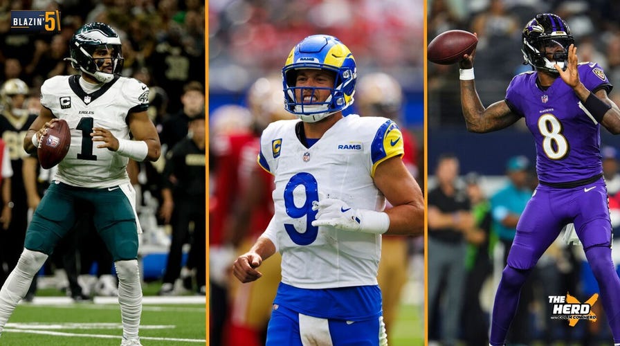 Blazin' 5: Fade Bears vs Rams (+3), Ravens (-2.5) beat Bills, Eagles (-1.5) win in Week 4 | The Herd