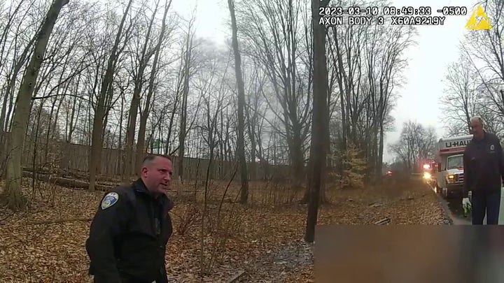 Bodycam footage shows neighbors reacting to homicide victims found bound and gagged