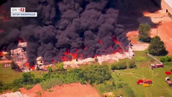 Tennessee residents react after large plastic factory fire
