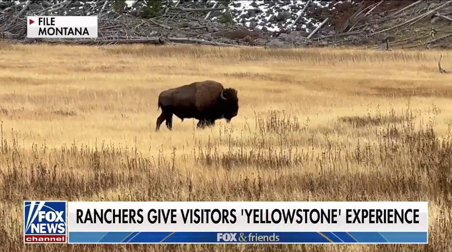 Montana ranchers give visitors the 'Yellowstone' experience 