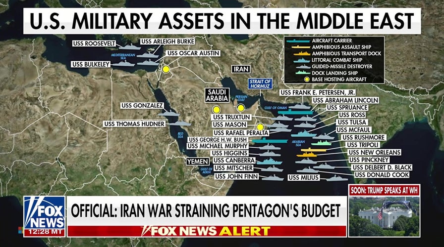 US Navy official says Operation Epic Fury wasn’t factored into military’s budget