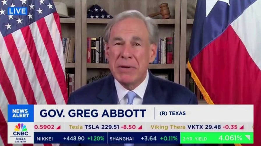 Texas Gov. Greg Abbott says daily border crossings in El Paso have plummeted under Trump