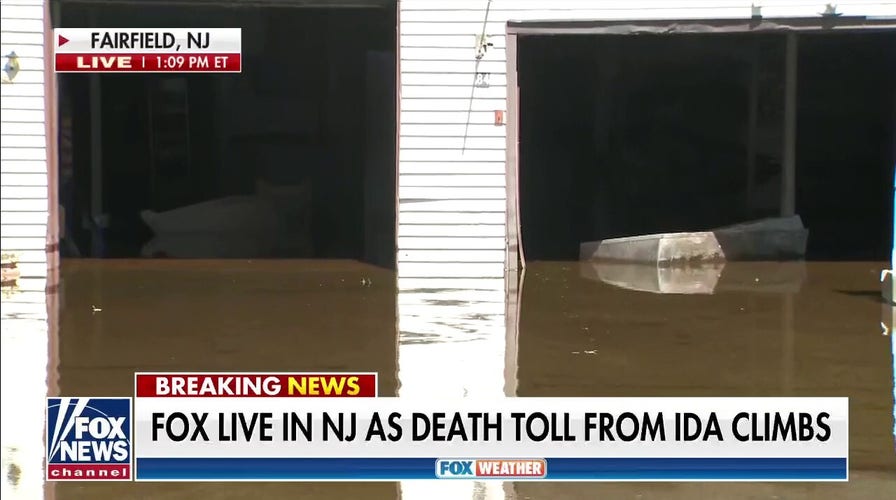Parts of NJ still underwater from remnants of Hurricane Ida