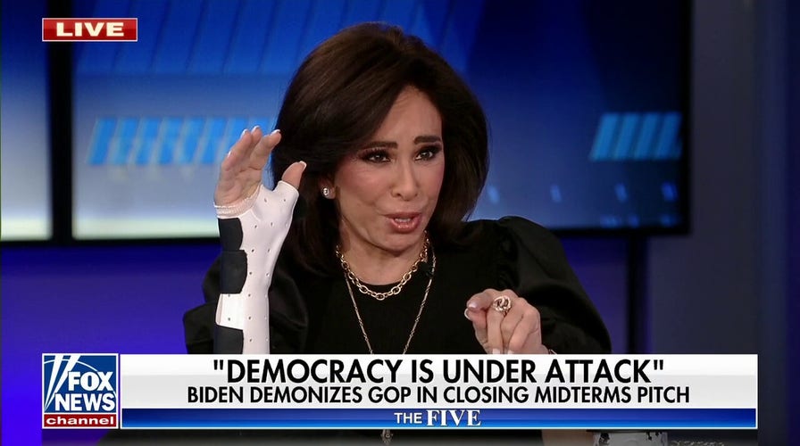 Judge Jeanine on Biden's pre-midterm speech: He's 'off his rocker'
