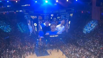 Taylor Swift introduced at Knicks-Spurs NBA Finals Game 4