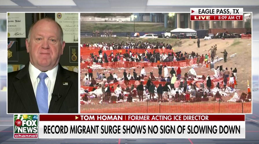 Tom Homan warns migrant surge has become a national security crisis
