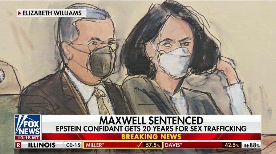 Ghislaine Maxwell sentenced to 20 years in prison in Epstein sex trafficking
