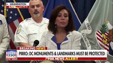 Pirro details potential charges for alleged Reflecting Pool vandalism after damage
