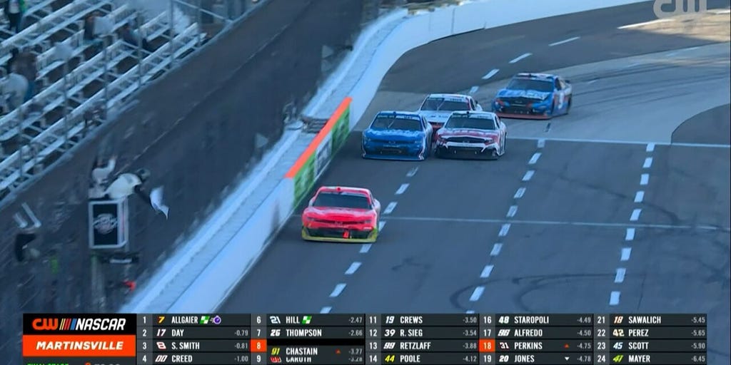 FINAL LAPS: Justin Allgaier takes checkered flag at NFPA 250 in Martinsville | NASCAR on FOX