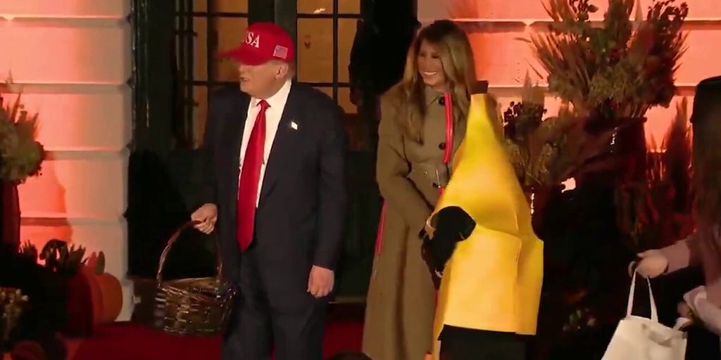 Trump Repeats Viral Halloween Stunt, Signs TIME Covers