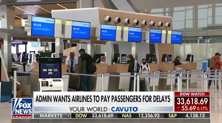 Biden admin wants airlines to pay passengers for delays 