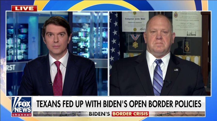 Tom Homan: Texas governor is 'doing the right thing' for the country