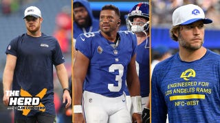 Blazin' 5: Giants cover vs. Commanders, Jets spoil Aaron Rodgers' return, Seahawks defend home turf in Week 1 | The Herd