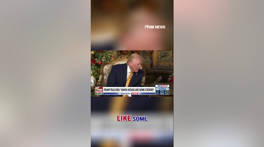  President Trump: Santa would like some cookies