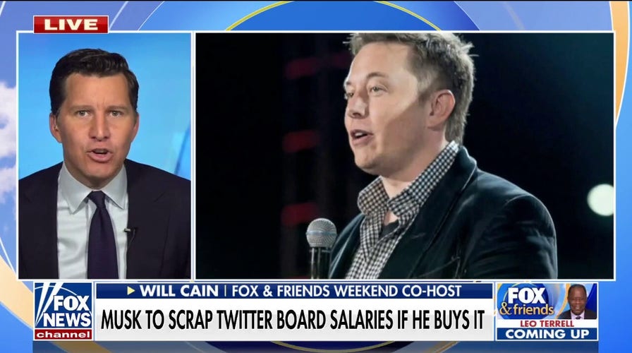Will Cain says Twitter values 'censorship' over money amid Elon Musk's bid to take platform private