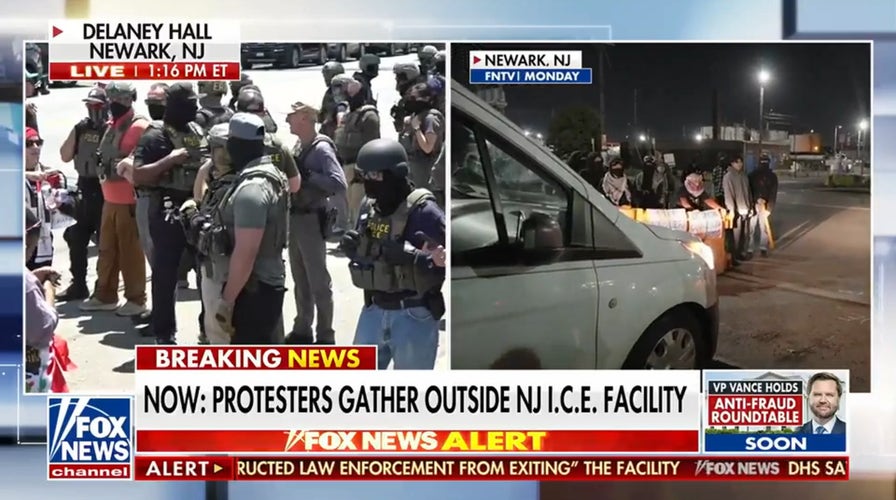 Fahey calls out ‘performative’ protest outside New Jersey ICE facility