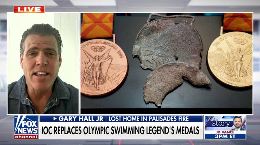 IOC replaces swimming legend Gary Hall Jr.'s medals lost in LA fires