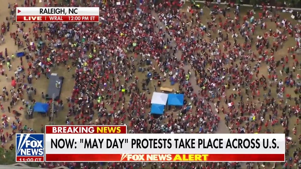 May Day protests take place across the US