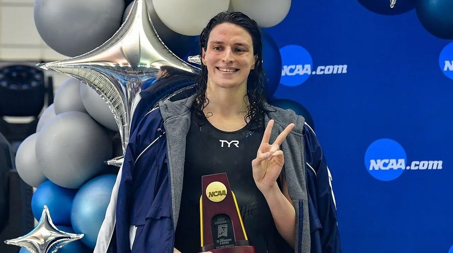 Ex-UPenn swimmer Lia Thomas speaks after accepting 'Voice of Inspiration' award